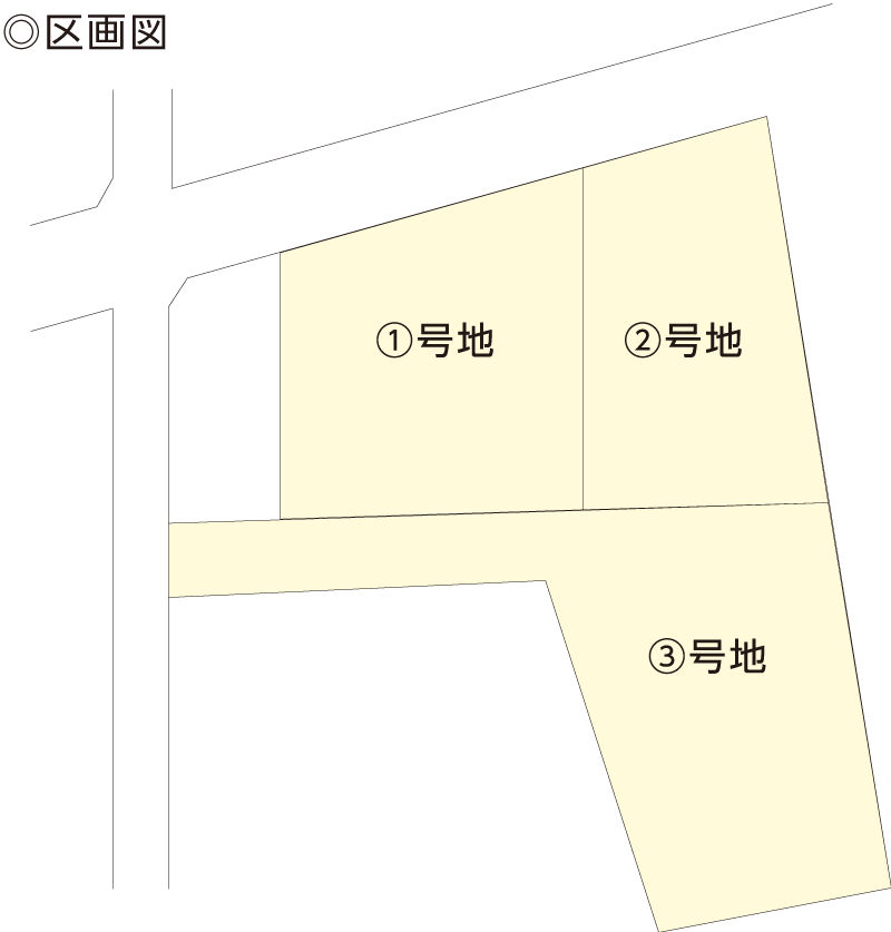 中央区国府2丁目 〈全3区画〉の区画画像
